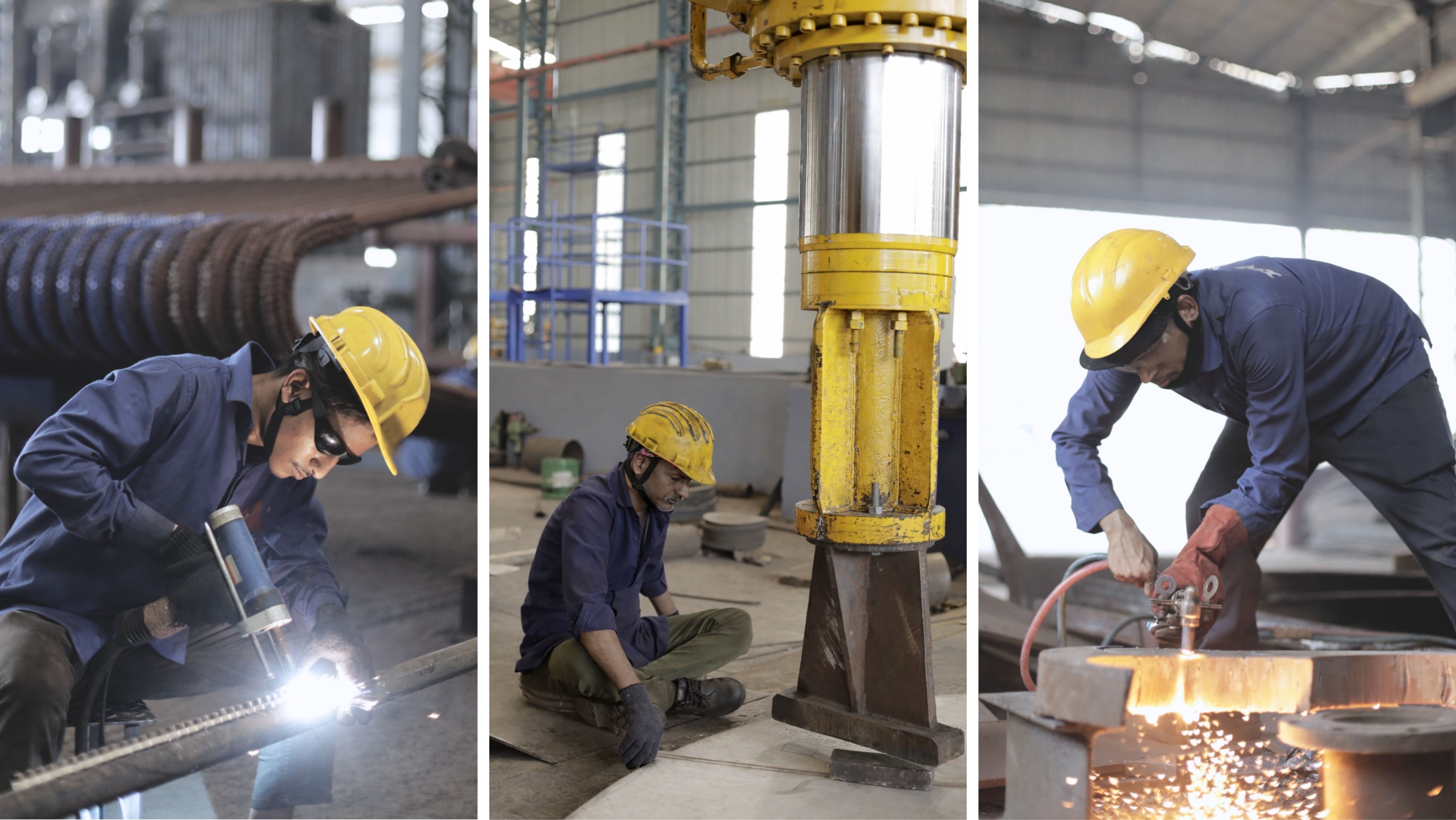 Steel doesn't shape itself